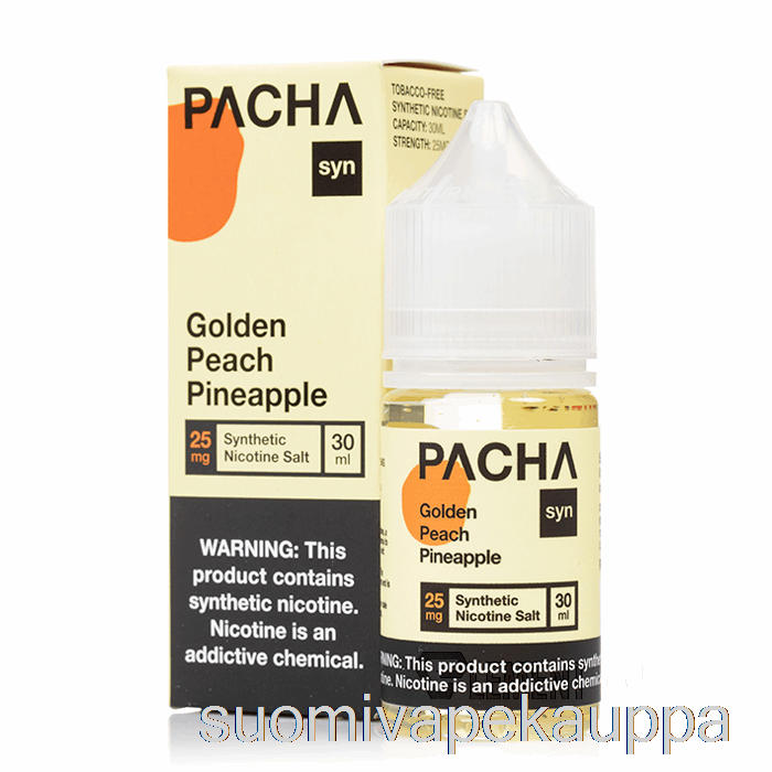 Vape Kauppa Kultainen Persikka Ananas - Pacha Syn Suolat - 30ml 50mg